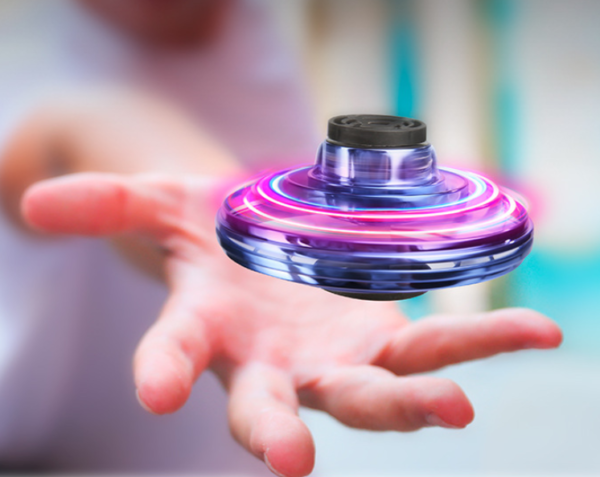 Mini Fingertip Interactive Flying Spinning UFO Drone Toy