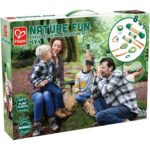 Hape 8 in 1 Nature Fun Kids Plastic Explorer Kit. Working Flashlight. Telescope. Compass. Periscope. and Specimen Jar