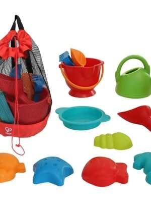 Hape Beach Toy Essential Set. Mesh Bag Included