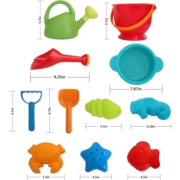 Hape Beach Toy Essential Set. Mesh Bag Included