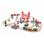 Hape Busy City Railway Bundle Gift Set