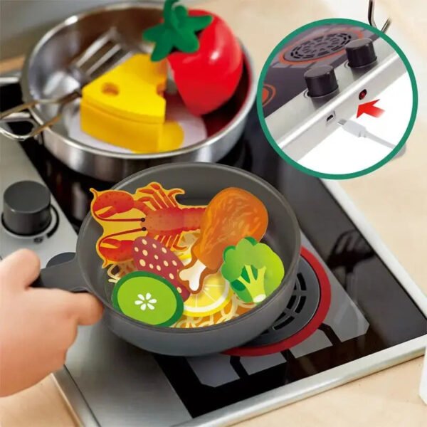 Hape Deluxe Kitchen Playset with Fan Fryer