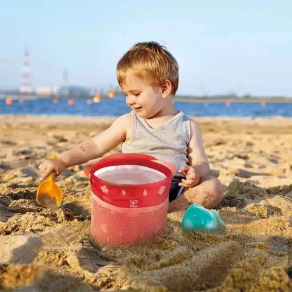 Hape Fold and Go Beach Toy Sets with Easy Carry Bag