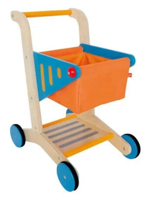 Hape Kid's Wooden Shopping Cart