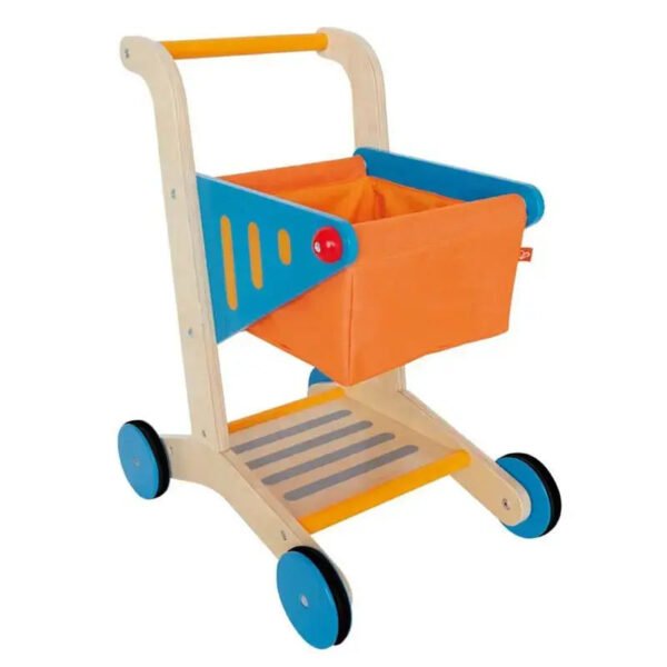 Hape Kid's Wooden Shopping Cart