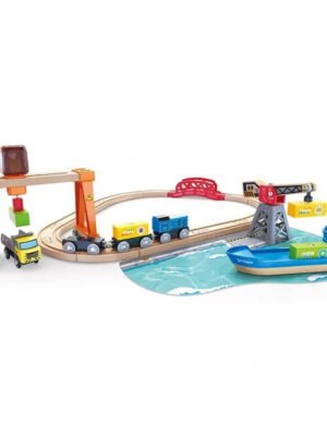 Hape Lift & Load Harbour Set