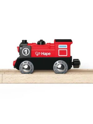 Hape Wooden Railway Battery Powered Engine No. 1 Kid's Train Engine