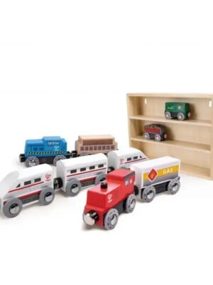 Hape Wooden Trains Collection Set