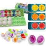 Baby Learning Educational Toy Smart Egg Toy Games Shape Matching Sorters Toys Montessori Eggs Toys For Kids Children