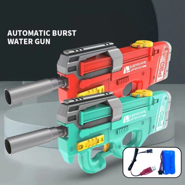 Automatic Electric High Pressure Water Gun Toy for Outdoor Summer Beach Kids and Adult Water Fight Pool Party