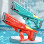 Automatic Electric High Pressure Water Gun Toy for Outdoor Summer Beach Kids and Adult Water Fight Pool Party